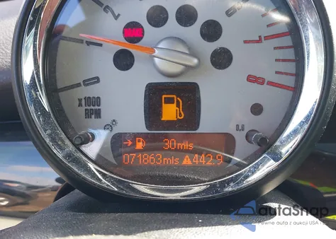 2008 Mini Cooper S z USA, uszkodzony, nr VIN WMWMF73528TT89621